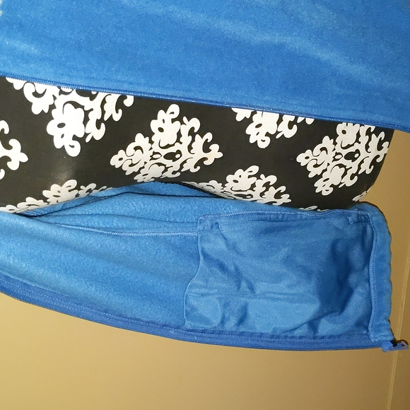 Columbia fleece jacket with zippered pockets and drawstring waist Sz L - Picture 5 of 10